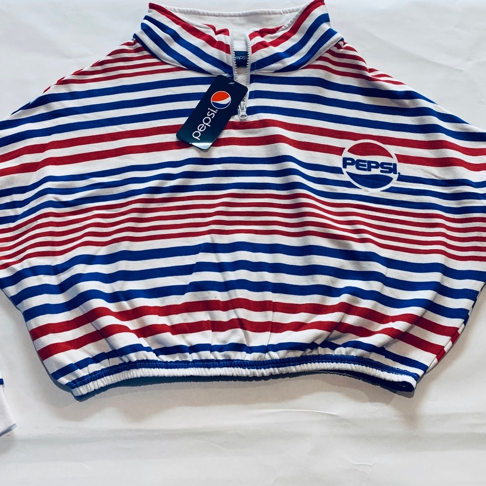 PEPSI Long Sleeve Crop Top